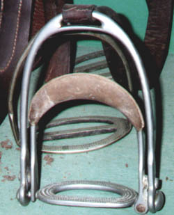 safety stirrup from a side saddle